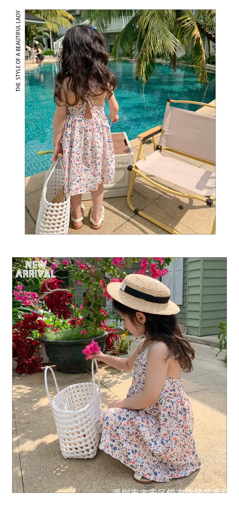 Girls Floral Chiffon Dress Summer Wear — feature 5