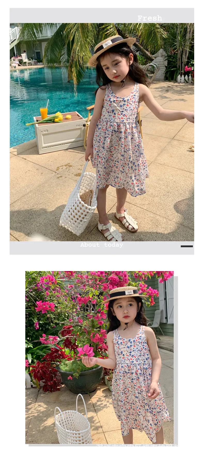 Girls Floral Chiffon Dress Summer Wear — feature 6