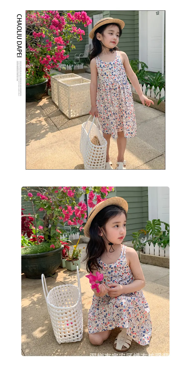 Girls Floral Chiffon Dress Summer Wear — feature 8