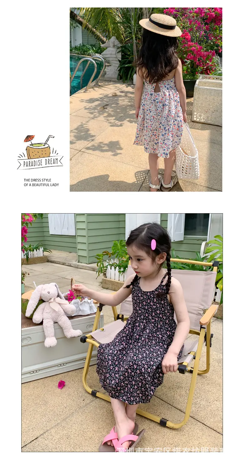 Girls Floral Chiffon Dress Summer Wear — feature 9