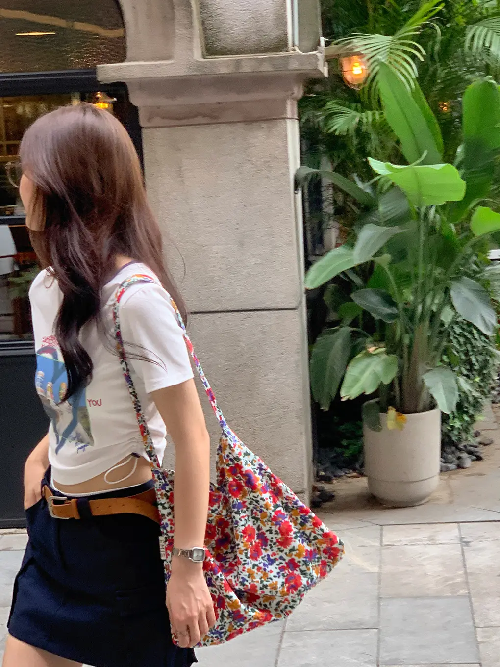 Celebrity Style Floral Bag Student Shoulder Crossbody — feature 6