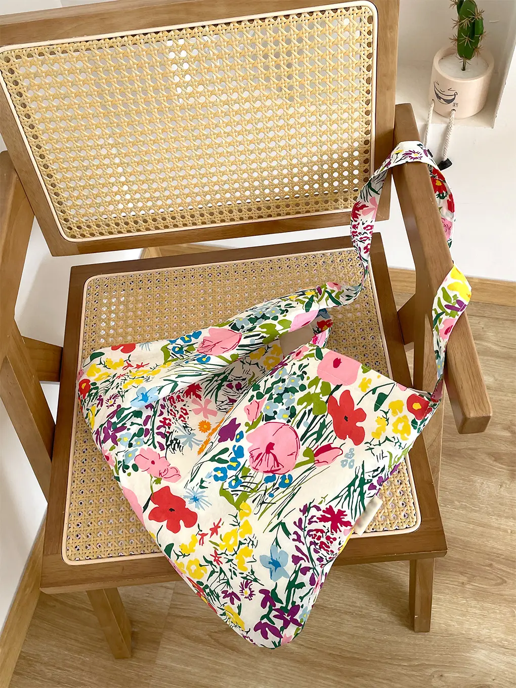 Celebrity Style Floral Bag Student Shoulder Crossbody - Image 3