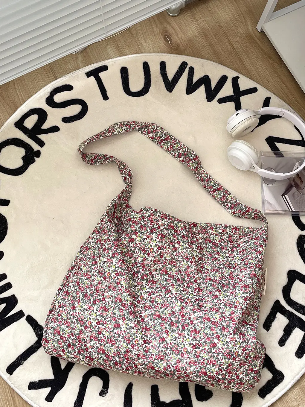 Celebrity Style Floral Bag Student Shoulder Crossbody - Image 4