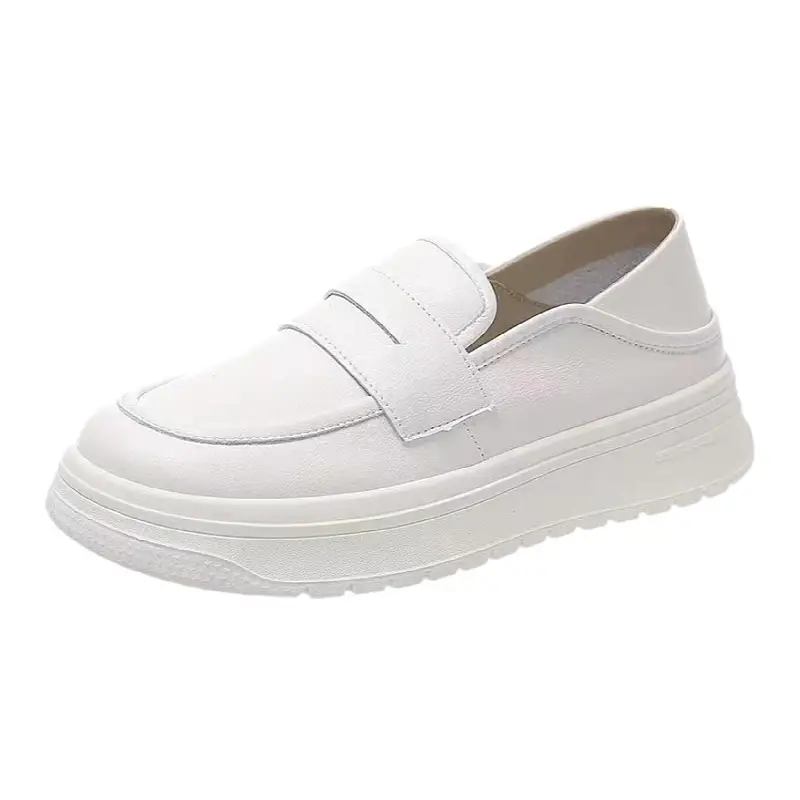 Nurses Shoes Women's 2023 New Soft Bottom Breathable Non-tiring Foot Deodorant Non-slip Flat Height-increasing Shoes Medical White Shoes - Image 6