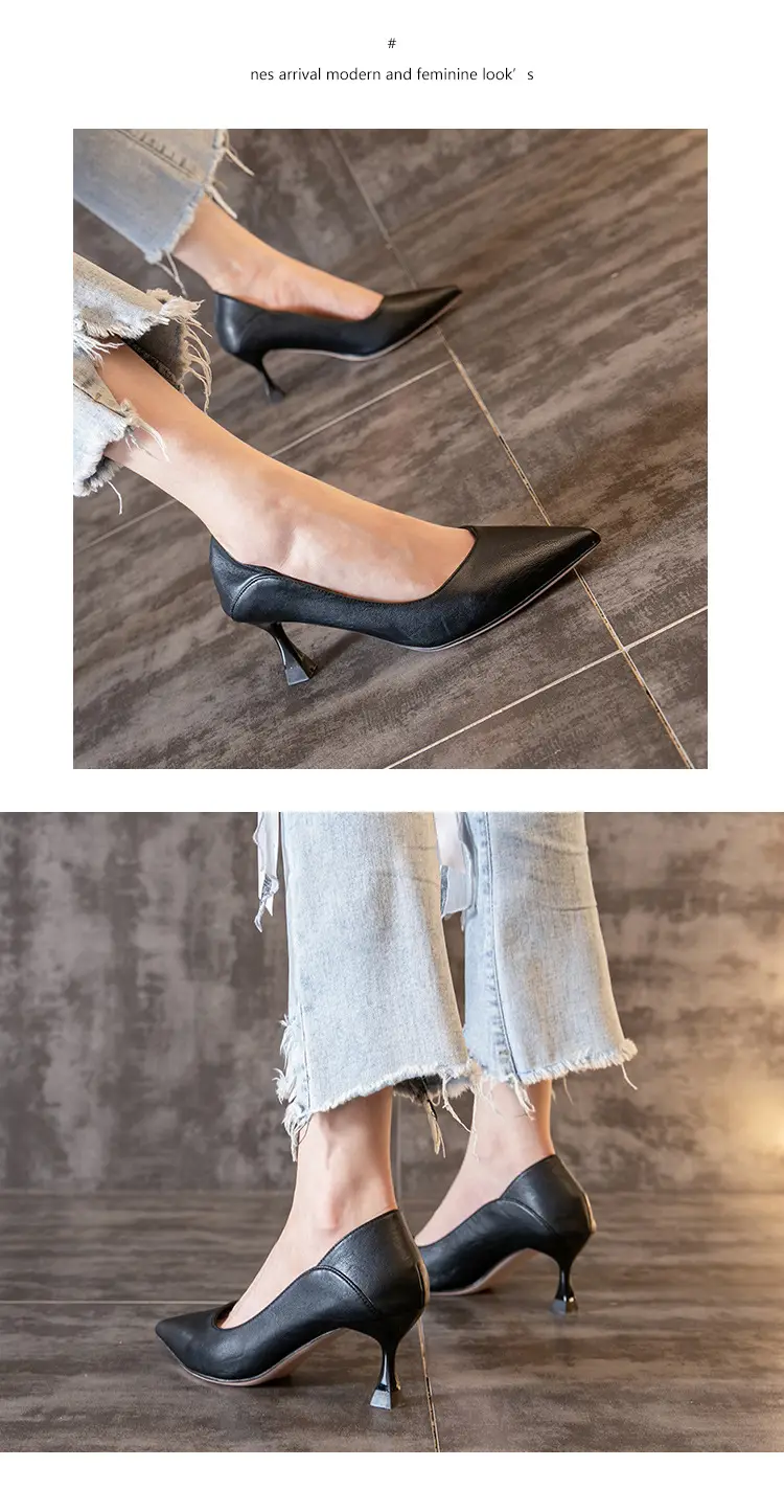 2023 New Summer Stiletto Heels Women's Nude Pointed — feature 5