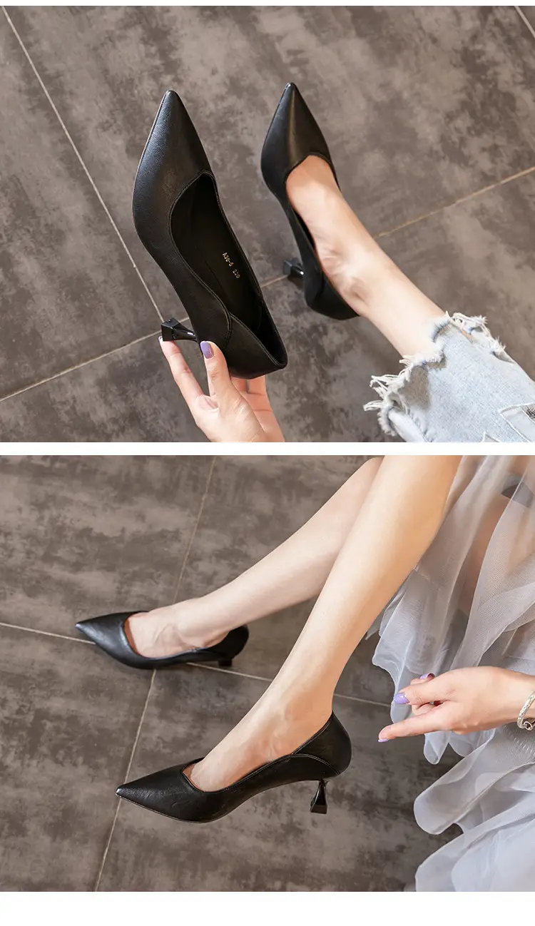 2023 New Summer Stiletto Heels Women's Nude Pointed — feature 6