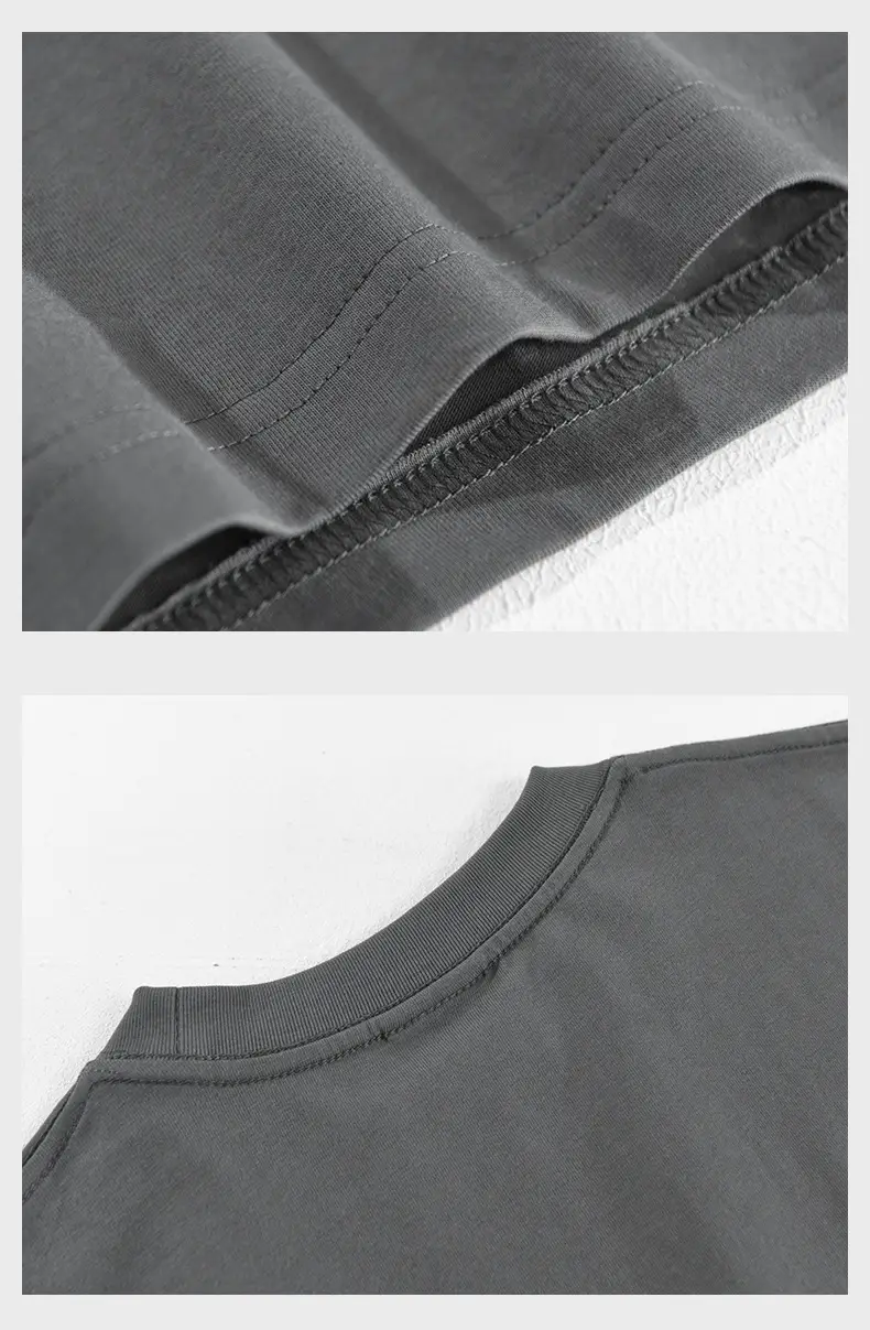 Men Cotton Loose T-Shirt Brown A Generation — feature 12