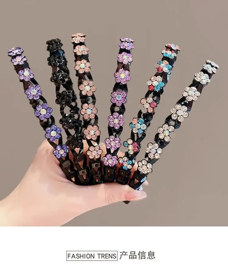 Women's Rhinestone Pearl Hairband with High-End Hairpin — feature 3