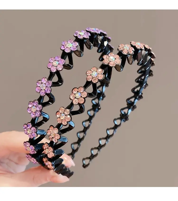 Women's Rhinestone Pearl Hairband with High-End Hairpin — feature 9