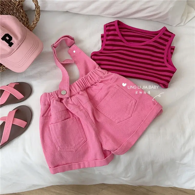 Girls Floral Shorts & Vest Summer Outfit 2025 - Image 6