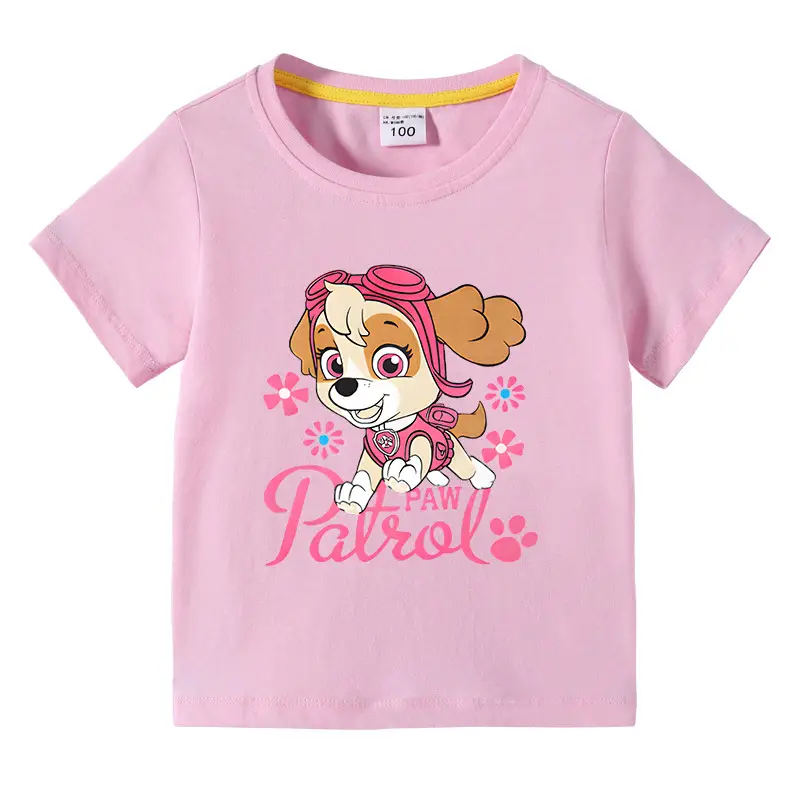 2023 Kids Green Pawl Pawl Fabrol T-Shirt Boys Girls - Image 2