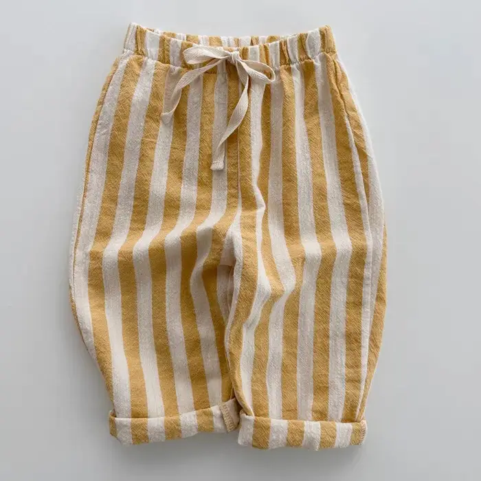Korean Style Striped Shorts for Men Women Summer Casual - Image 2