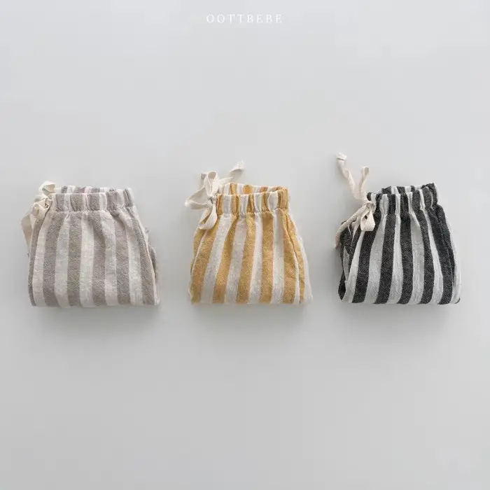 Korean Style Striped Shorts for Men Women Summer Casual - Image 5