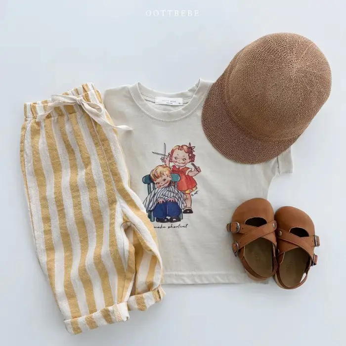 Korean Style Striped Shorts for Men Women Summer Casual — feature 15
