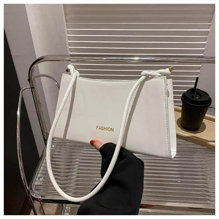 Beige Faux Leather Shoulder Bag for Women — feature 18