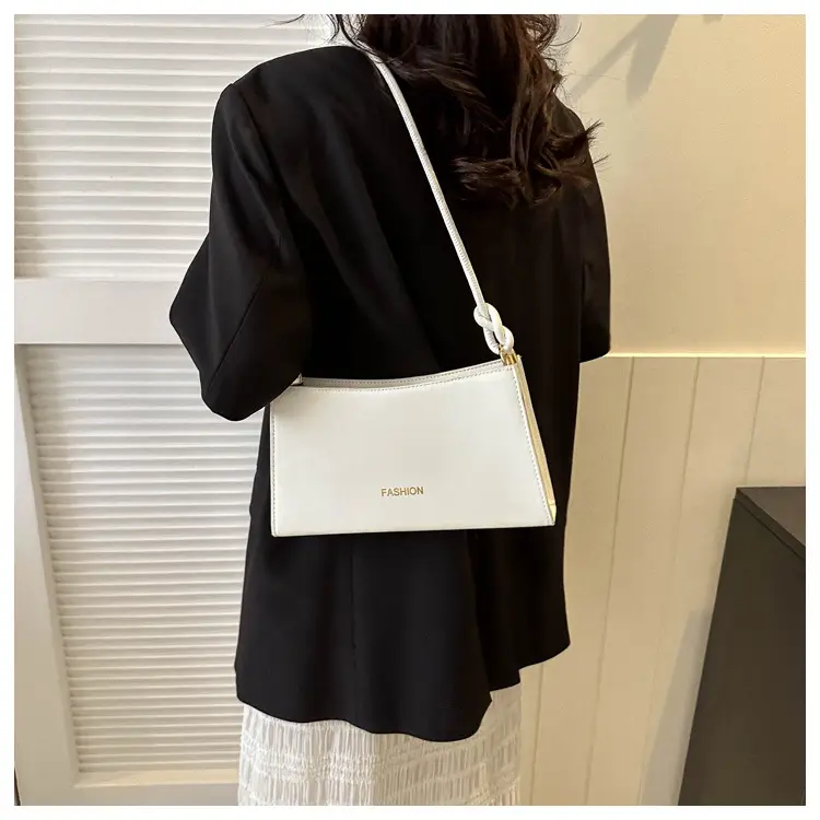 Beige Faux Leather Shoulder Bag for Women — feature 27