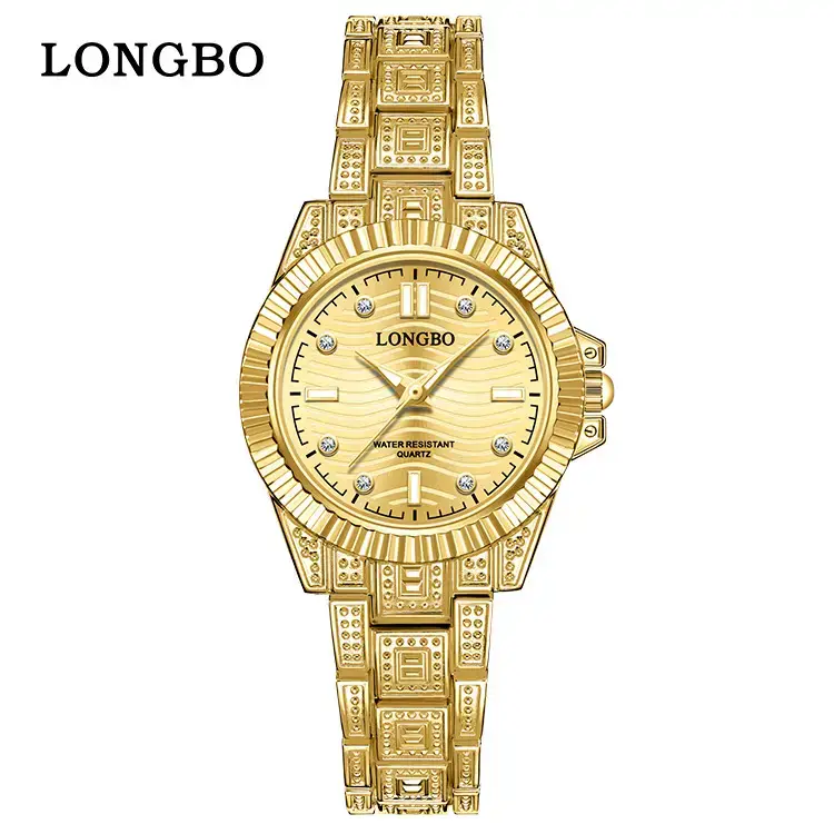 Longbo Gold Cross-border Couple Watches