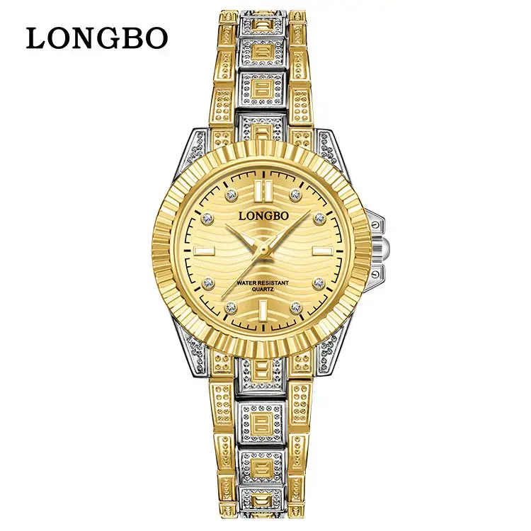 Longbo Gold Cross-border Couple Watches