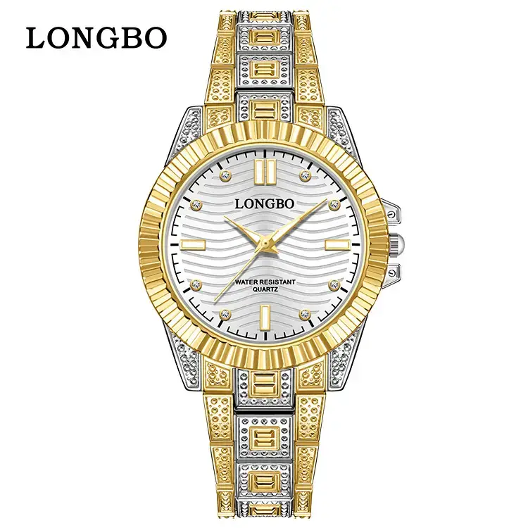 Longbo Gold Cross-border Couple Watches