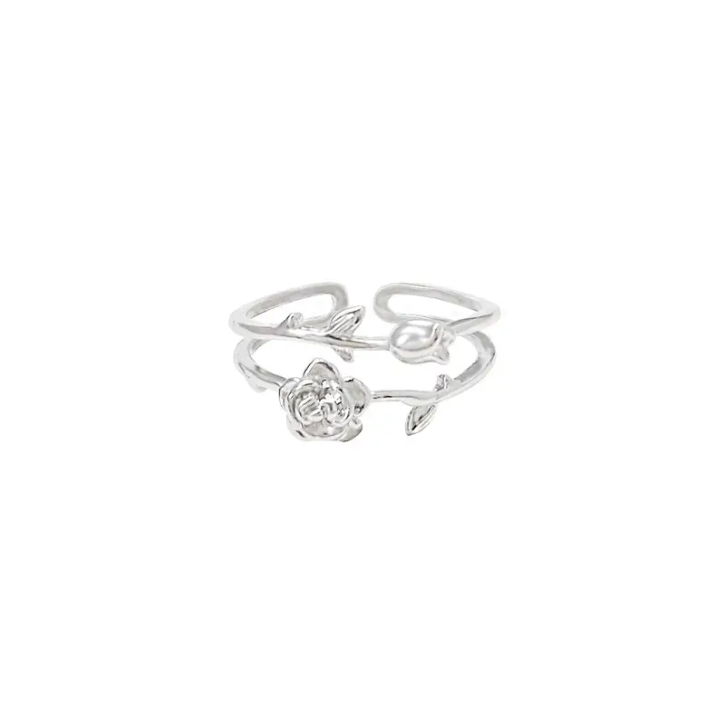 Light Luxury Zircon Love Rings for Women - Image 34
