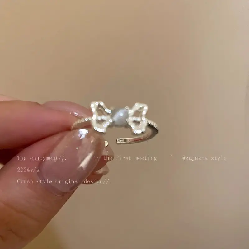 Light Luxury Zircon Love Rings for Women - Image 13