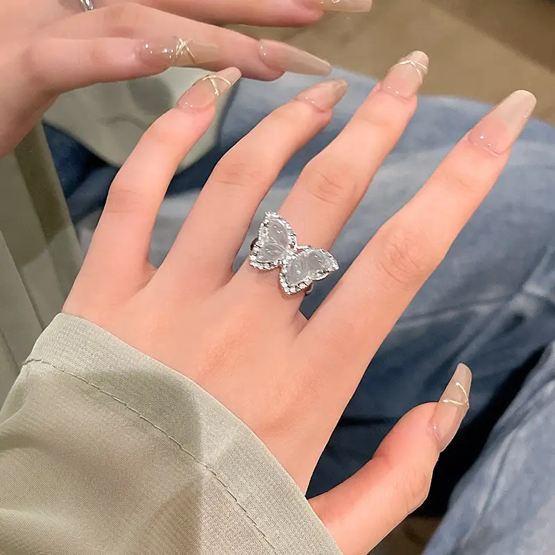Light Luxury Zircon Love Rings for Women - Image 14