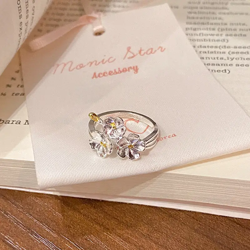 Light Luxury Zircon Love Rings for Women - Image 19
