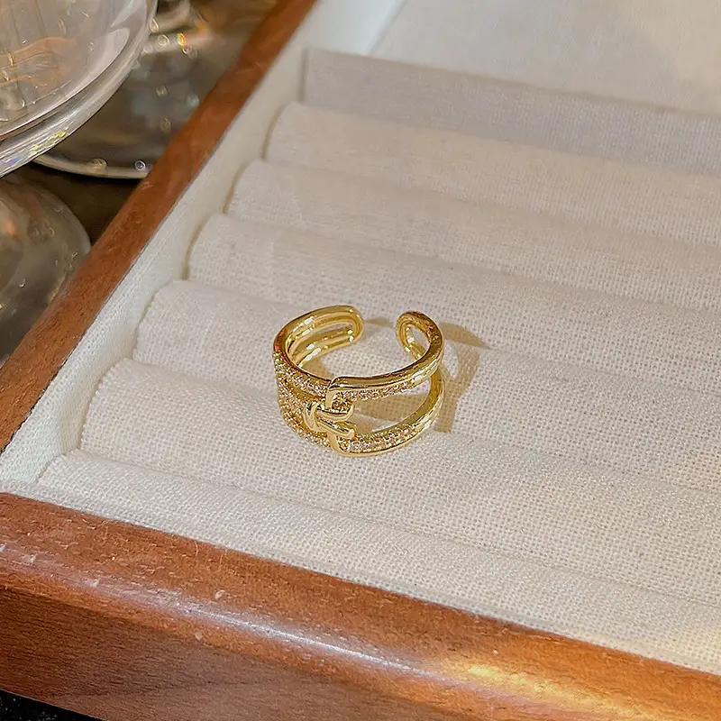 Light Luxury Zircon Love Rings for Women - Image 21