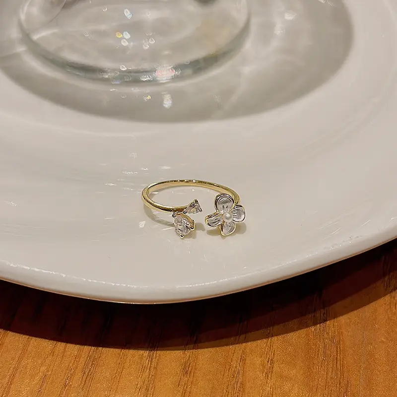 Light Luxury Zircon Love Rings for Women - Image 22