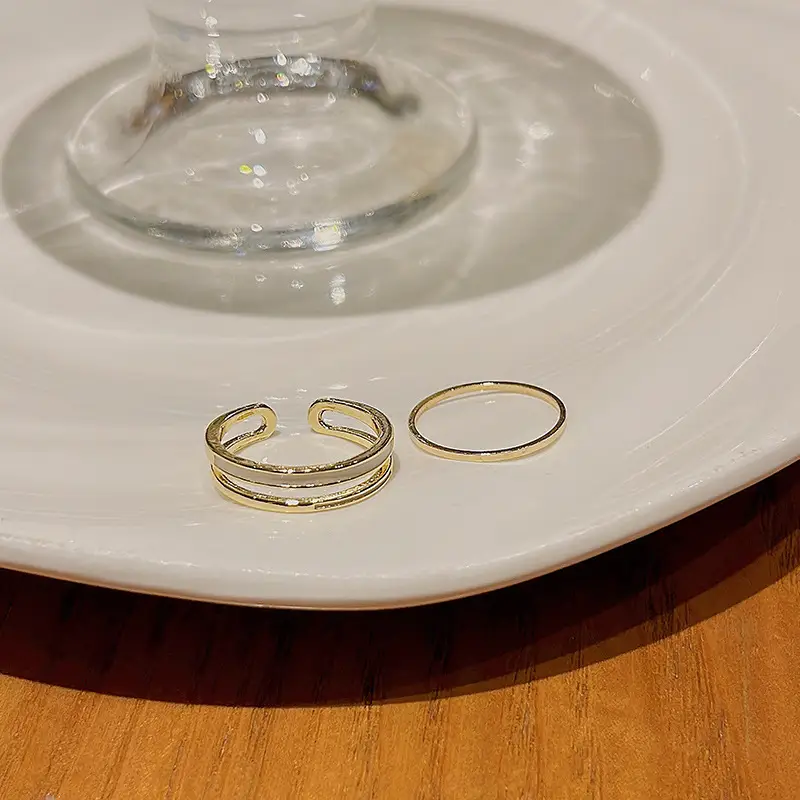 Light Luxury Zircon Love Rings for Women - Image 23