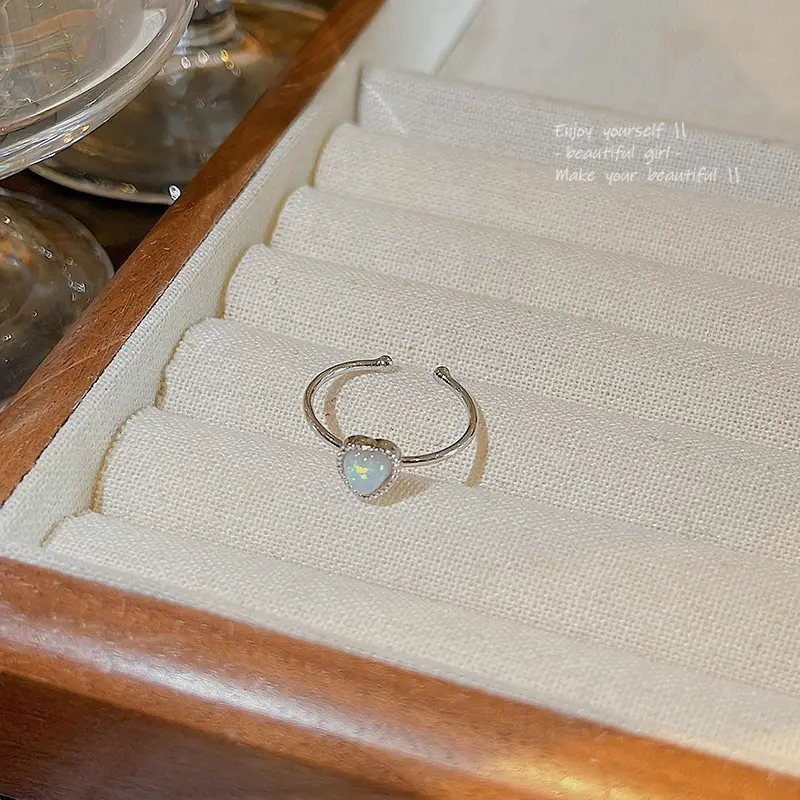 Light Luxury Zircon Love Rings for Women - Image 26