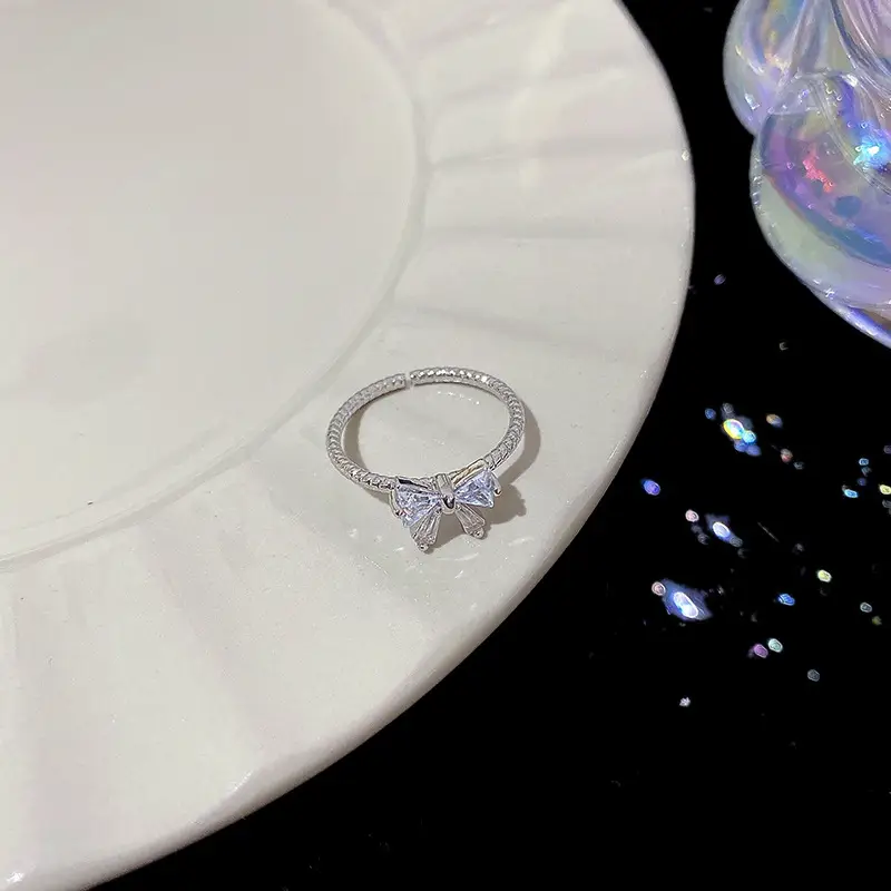 Light Luxury Zircon Love Rings for Women - Image 29