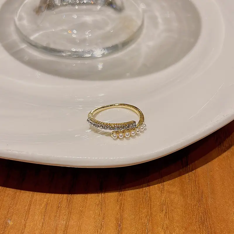 Light Luxury Zircon Love Rings for Women - Image 6