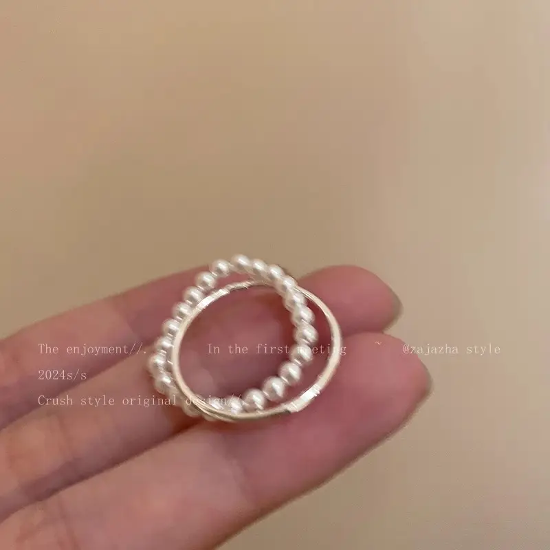 Light Luxury Zircon Love Rings for Women - Image 7