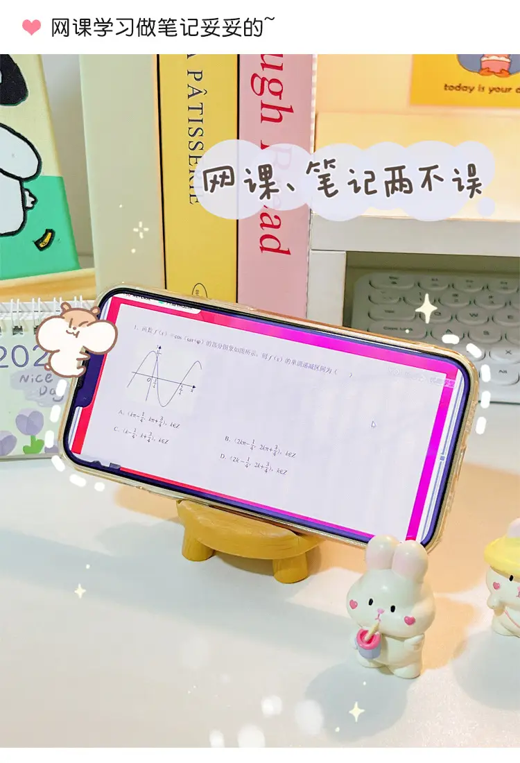 Cute Wooden Mobile Phone Holder for Desk — feature 4