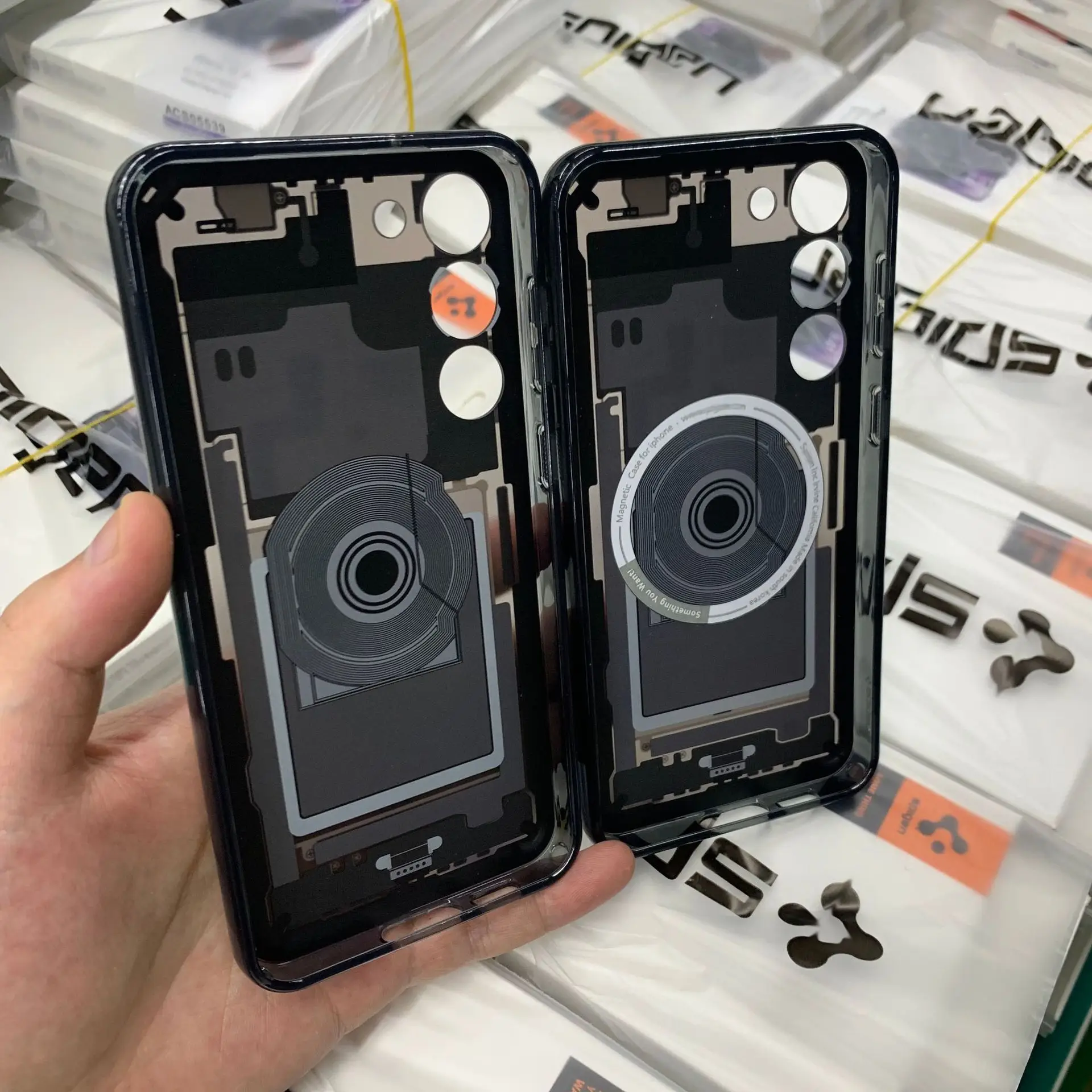 Samsung S23+ Magnetic Phone Case with Fine Hole Protection