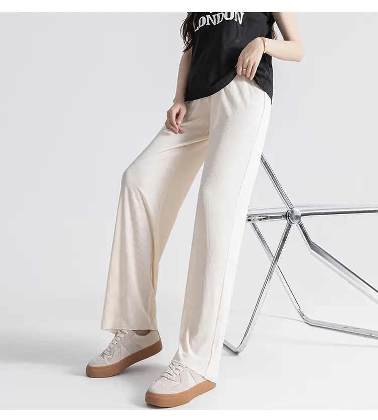 Pregnant Women's Wide Leg Pants Summer Slimming Casual Loose — feature 29