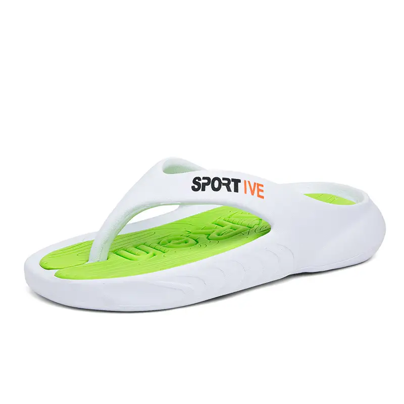 2023 Men's White Sport Live EVA Slip Flops