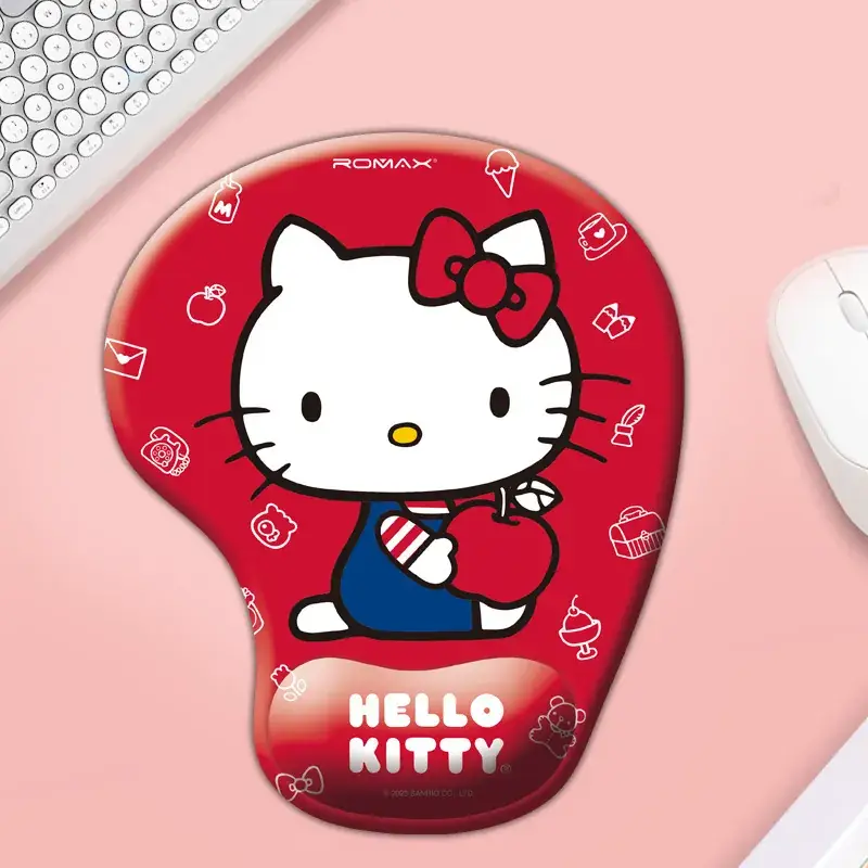 Cute Cat Cartoon Silicone Mouse Pad Non-Slip Office - Image 13