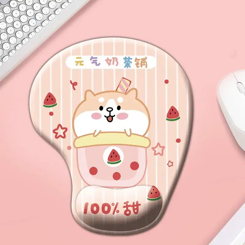Cute Cat Cartoon Silicone Mouse Pad Non-Slip Office - Image 15