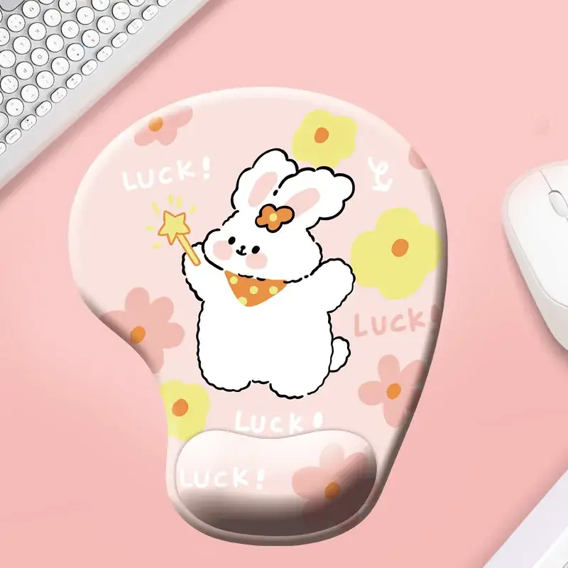 Cute Cat Cartoon Silicone Mouse Pad Non-Slip Office - Image 16