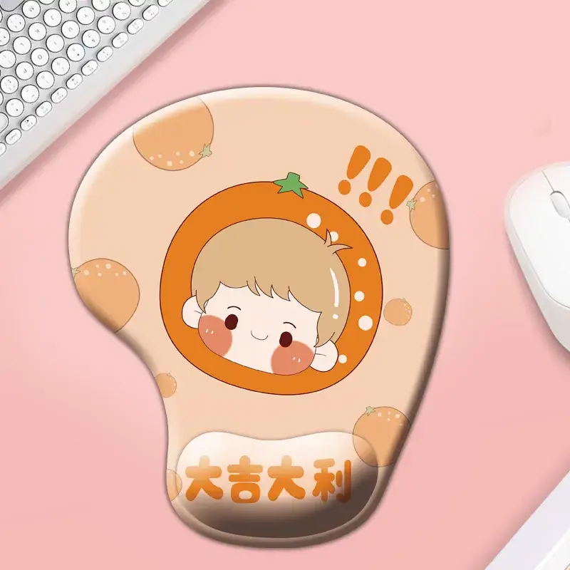 Cute Cat Cartoon Silicone Mouse Pad Non-Slip Office - Image 17