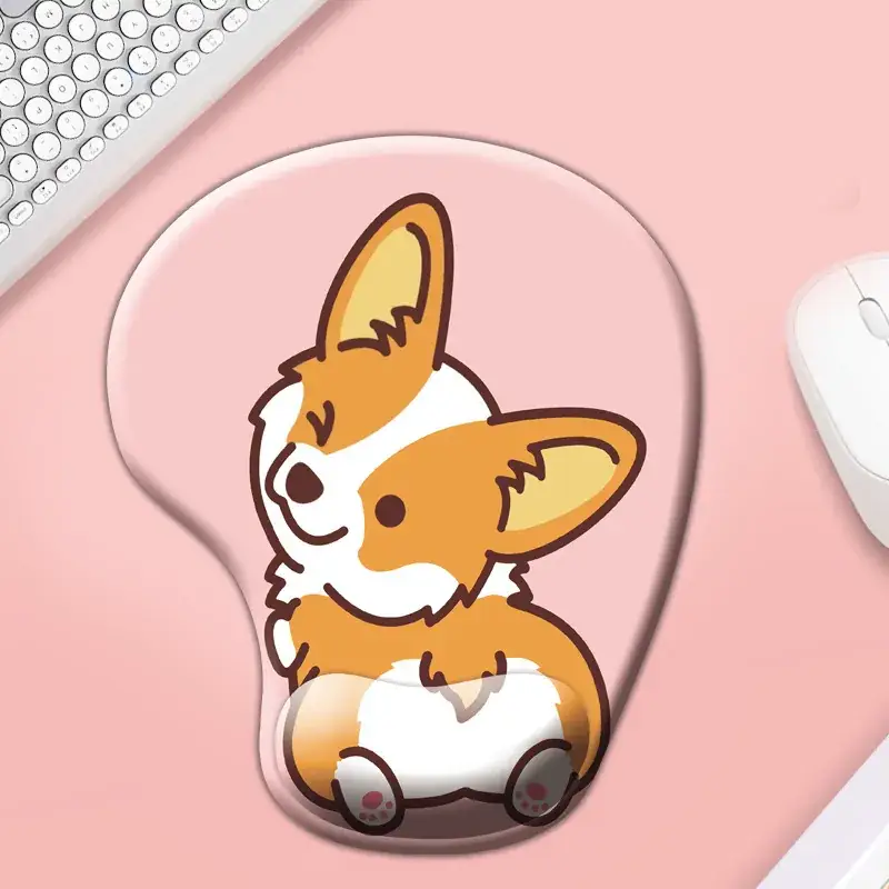Cute Cat Cartoon Silicone Mouse Pad Non-Slip Office - Image 18