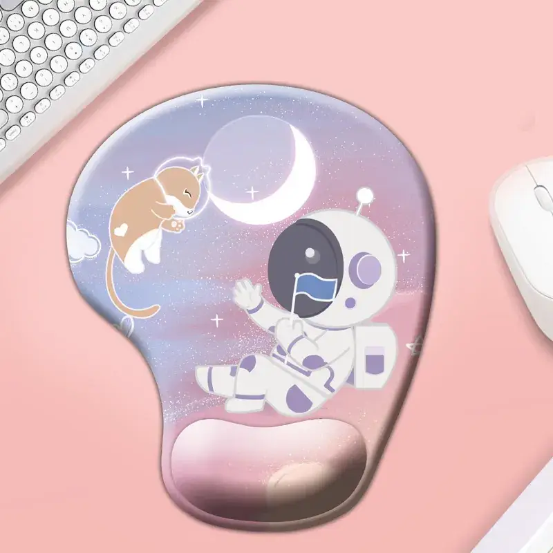 Cute Cat Cartoon Silicone Mouse Pad Non-Slip Office - Image 6