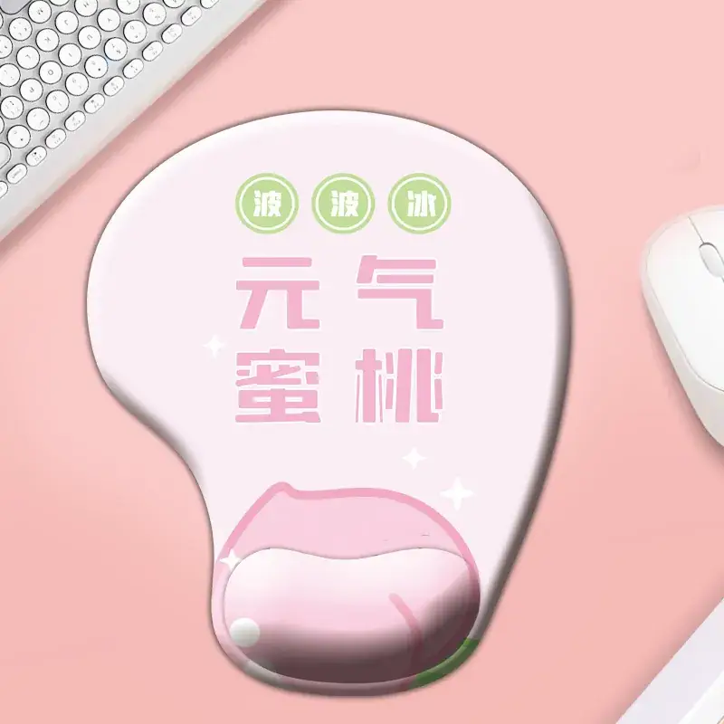 Cute Cat Cartoon Silicone Mouse Pad Non-Slip Office - Image 7