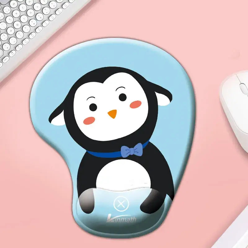 Cute Cat Cartoon Silicone Mouse Pad Non-Slip Office - Image 9
