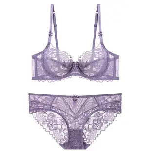 French Small Breasted Lace Underwear Set Women — feature 8