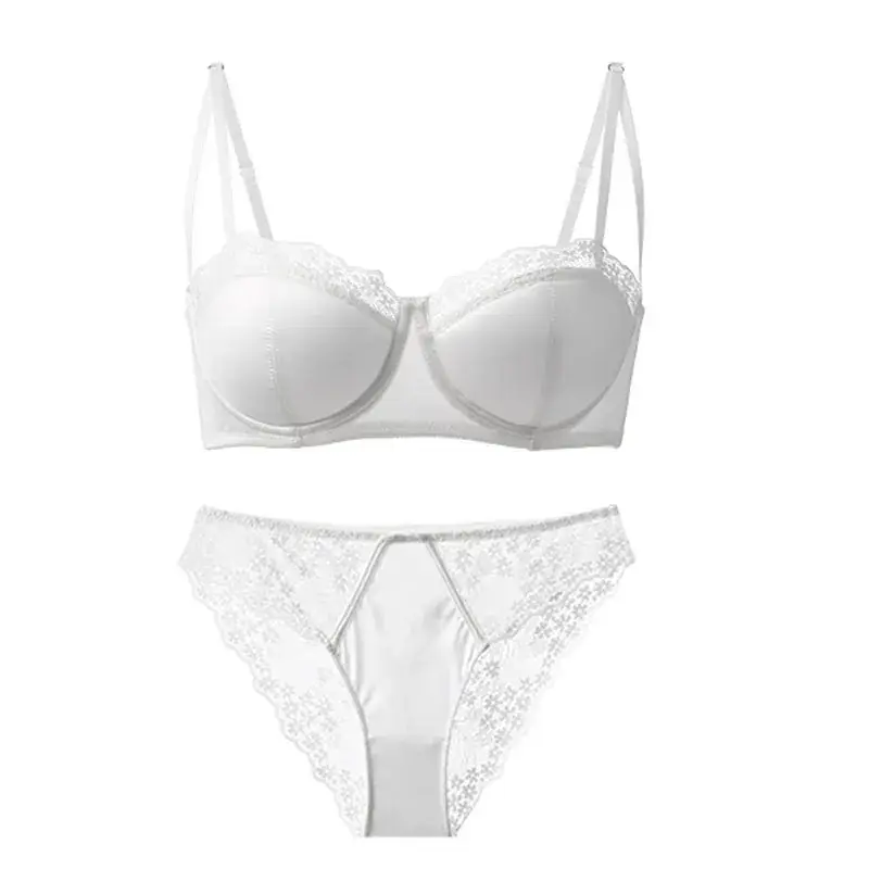 French Small Breasted Lace Underwear Set Women