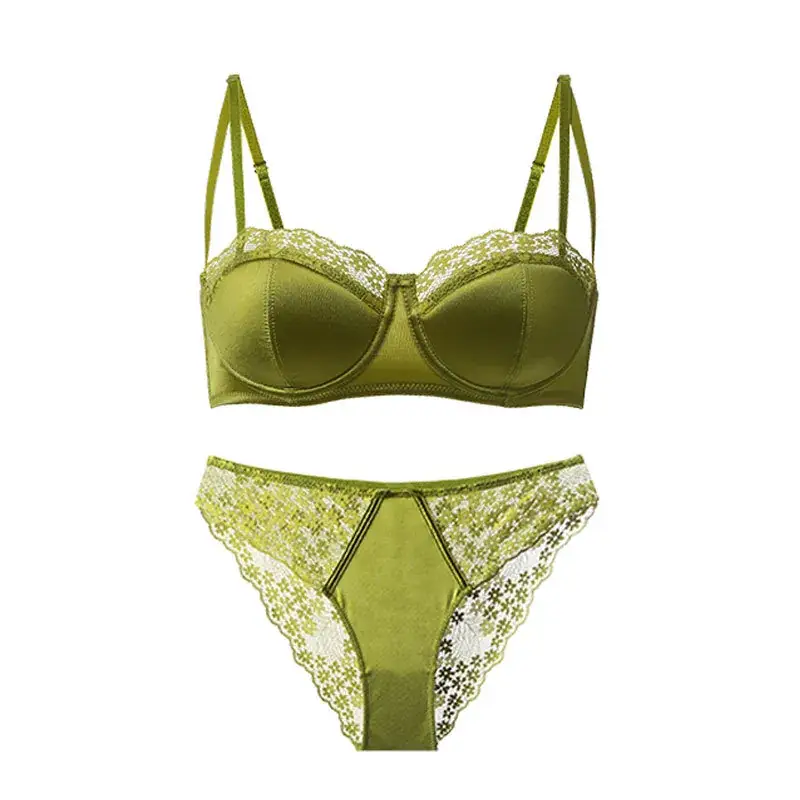 French Small Breasted Lace Underwear Set Women