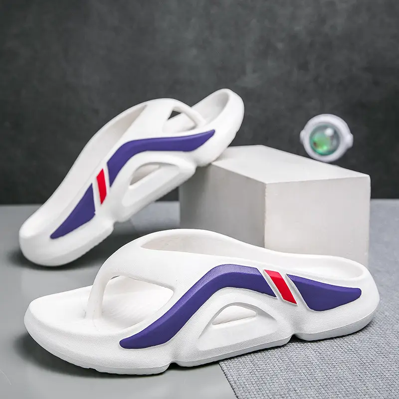 2023 Summer new slippers men's outro fashion casual men's flip-flops wholesale beach flip-flops - Image 7
